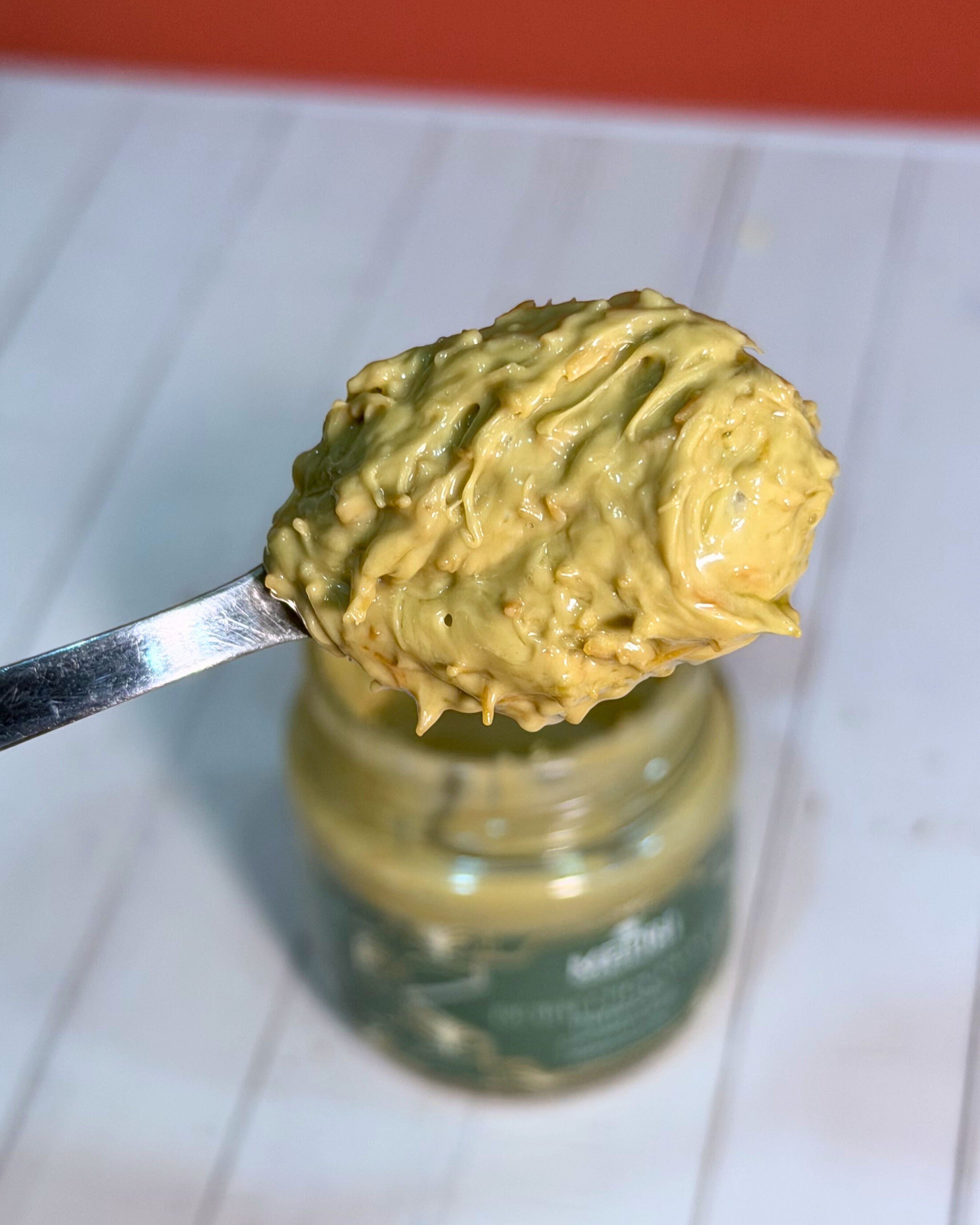 Creamy pistachio kataifi dessert from Medri Tiramisu Cafe with crunchy kataifi and 25% pistachio in a 100g package.