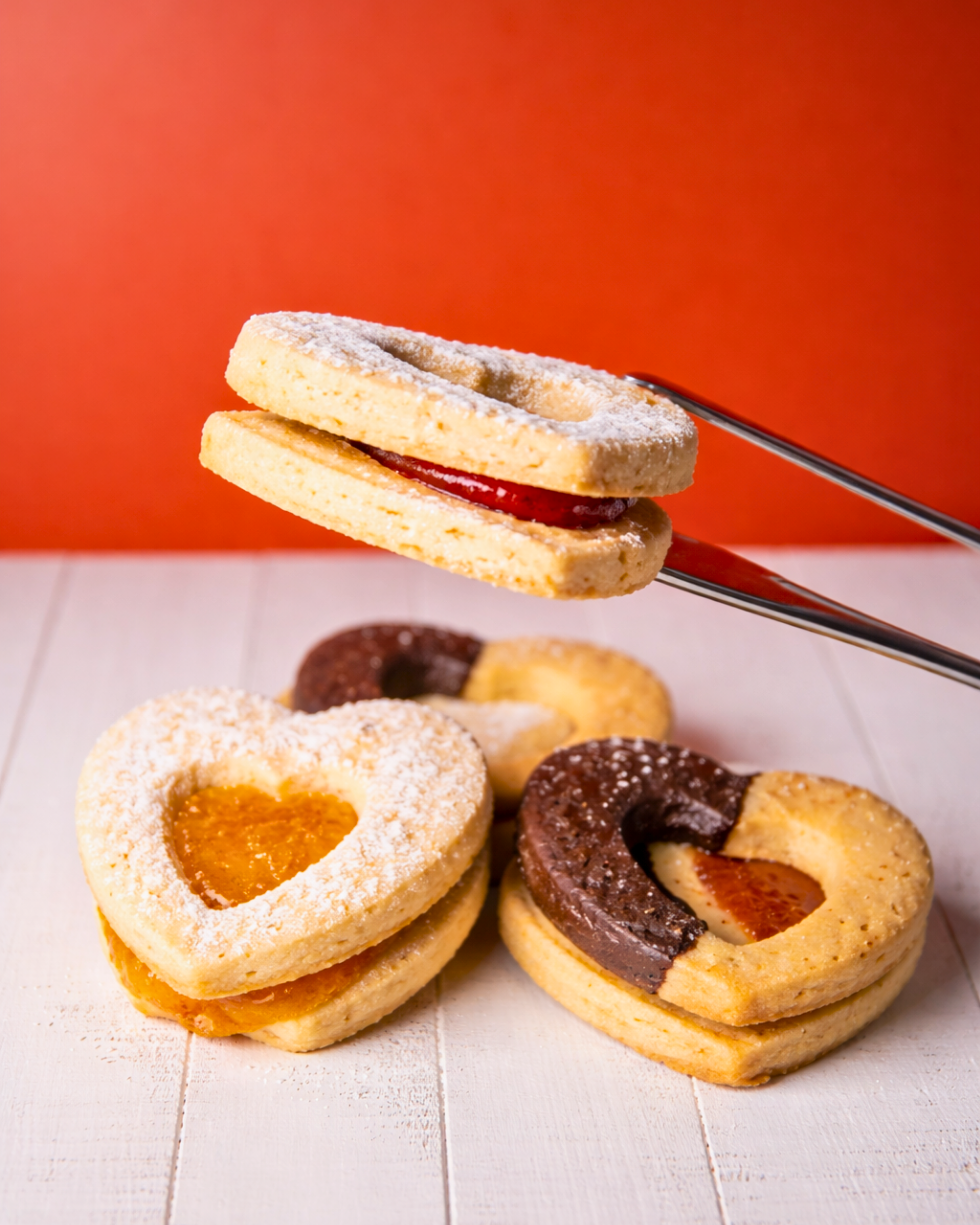 Assorted Medri Cuori Assorti box with colorful heart-shaped candies in a decorative gift box.