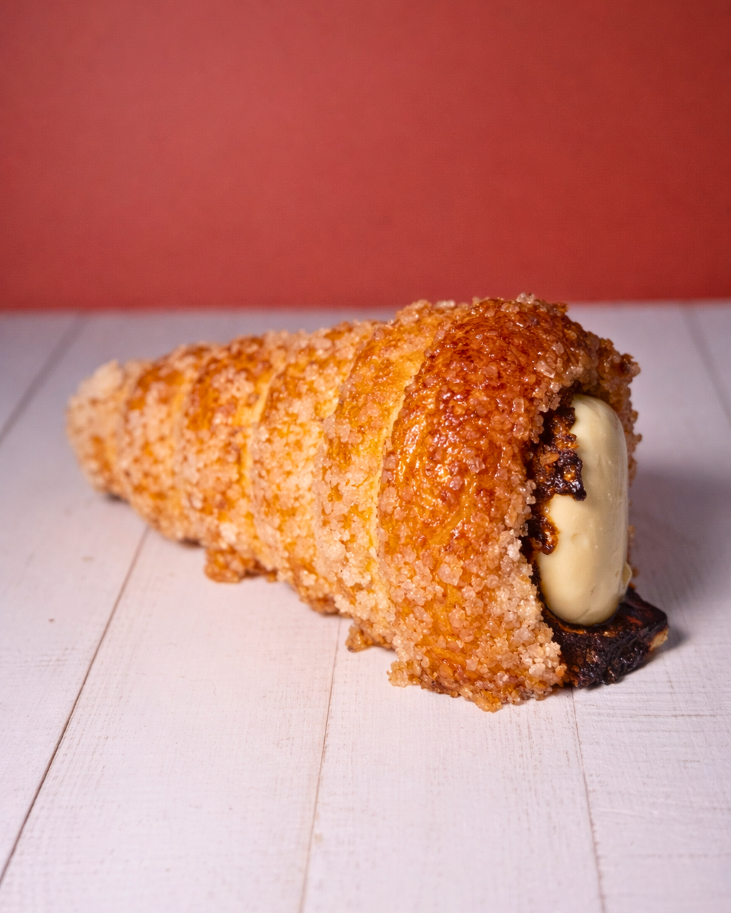 Medri Cannolino Sfoglia Tiramisú with layered biscuit and mascarpone cream in a clear dessert cup.