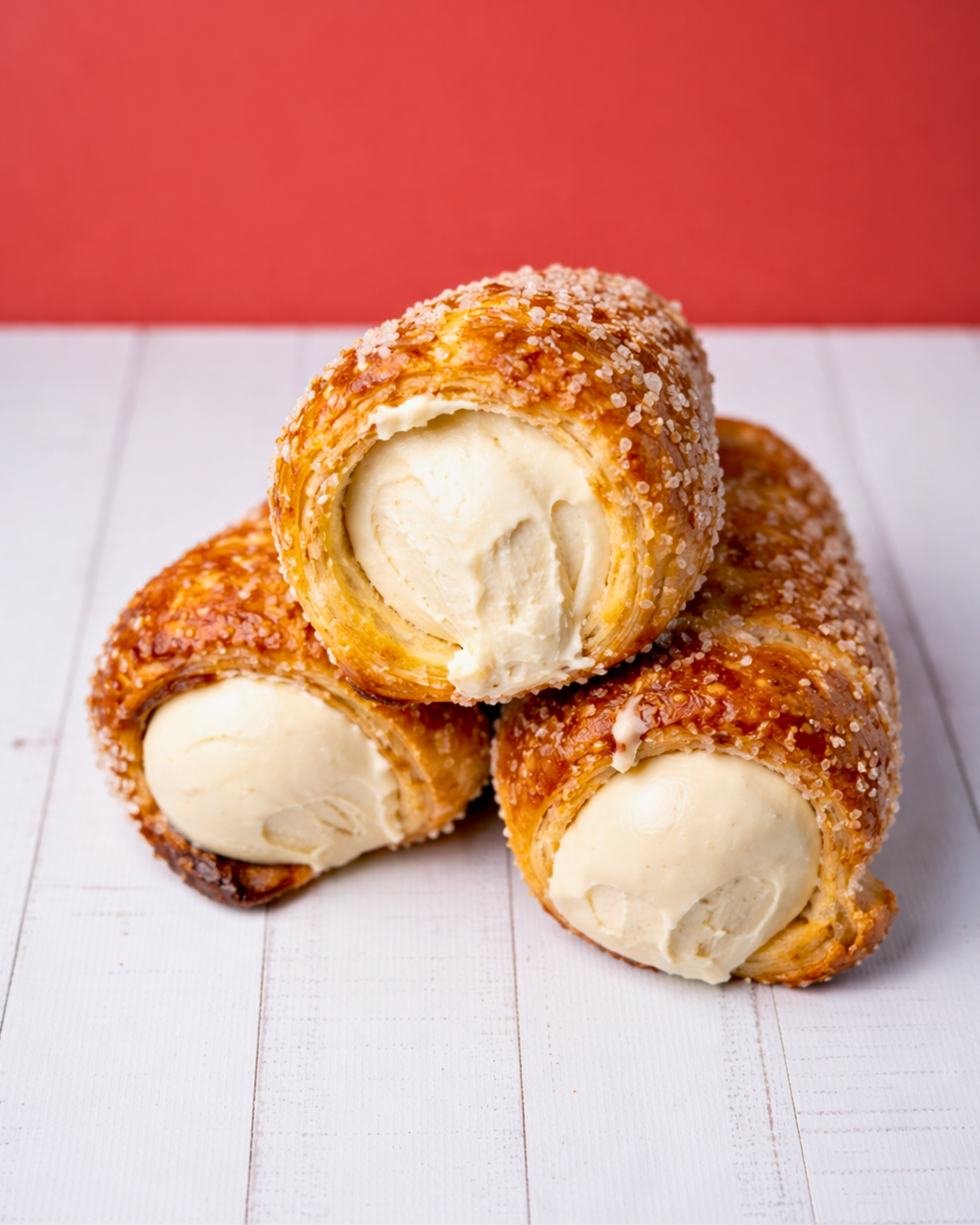 Medri Cannolino Sfoglia Tiramisú dessert with layered sponge and mascarpone, displayed on a plate with a fork.