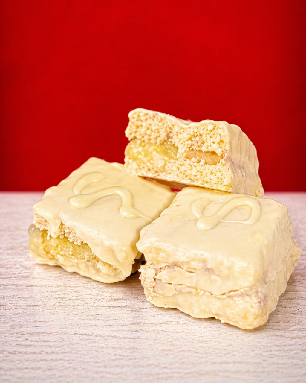 Mini pistachio Saker by Medri Tiramisu Cafe, showcasing a small, creamy pistachio dessert with a textured surface.