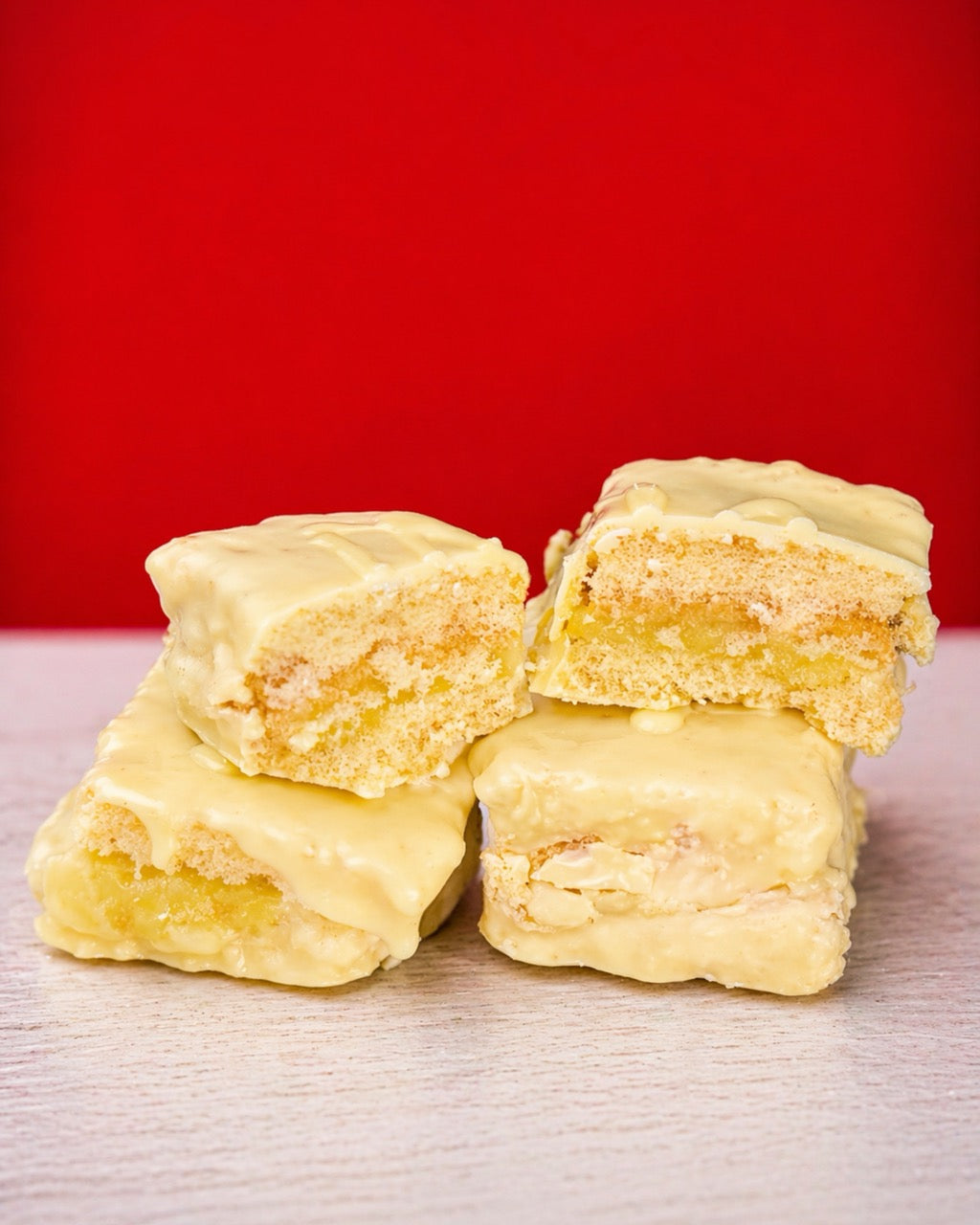 Mini pistachio Saker from Medri Tiramisu Cafe, showing a close-up of the layered dessert with pistachio topping and creamy filling.